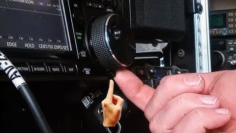 ICOM IC-7300 VFO knob feature not everyone knows about