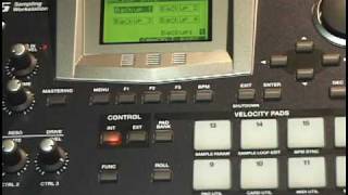 Roland SP606 How to Save and Load Data