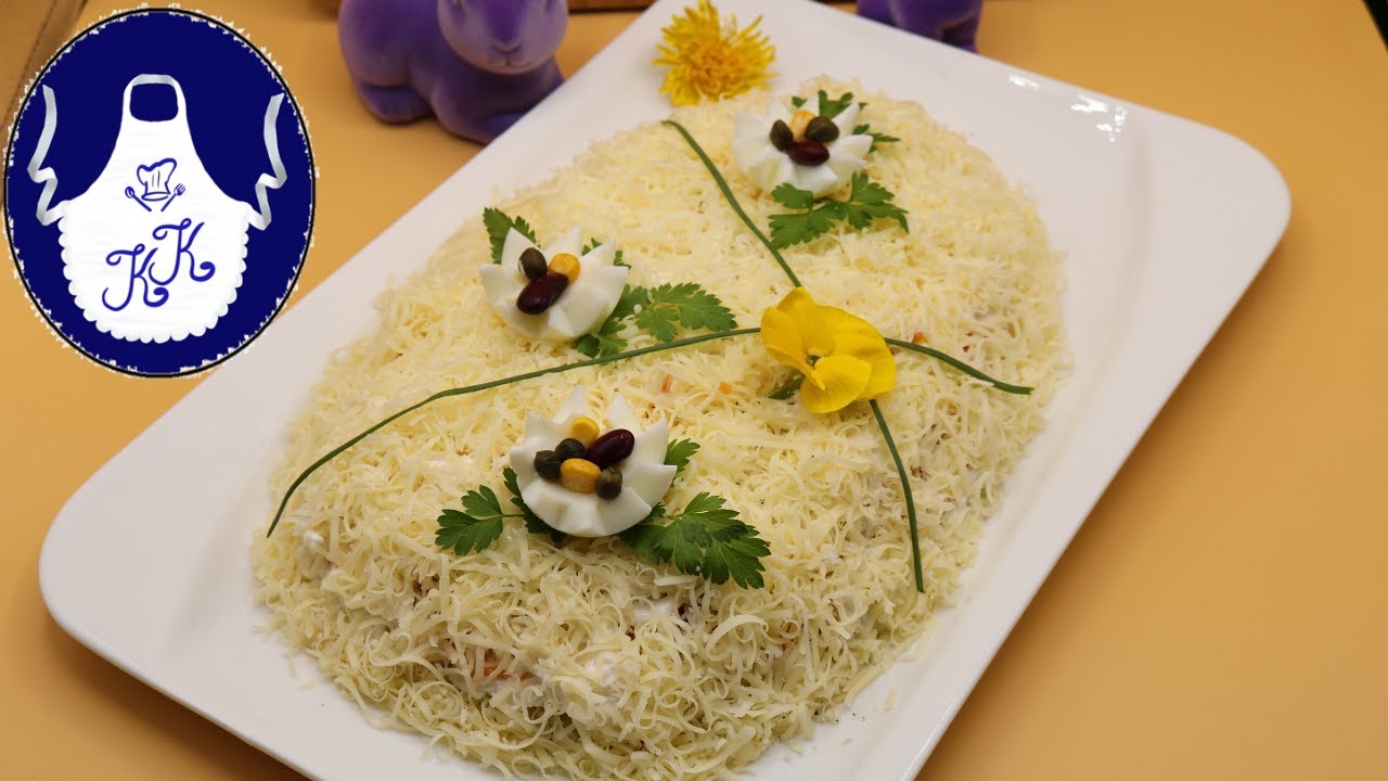 Festlicher Salat als Osterei 🐣 | Einfaches Rezept mit Wow-Effekt