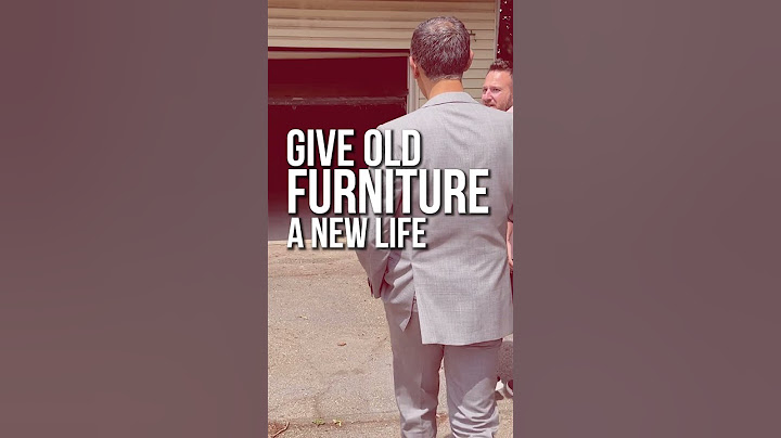 Give Old Furniture A New Life