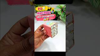 ₹0 में Matchbox से Mini Storage Box 😱📦 #shorts #DIY #MatchboxCraft #MiniStorageBox#DIYStorage
