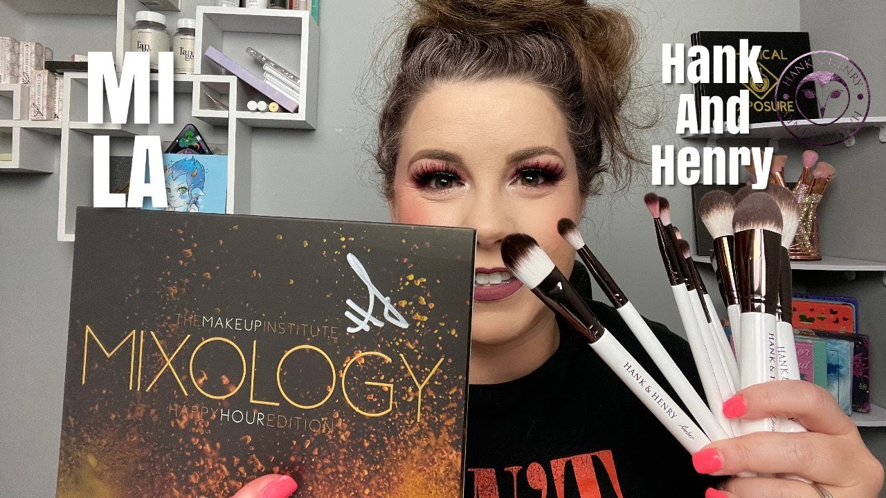 GIVEAWAY MAKEUP INSTITUTE MIXOLOGY PALETTE REVIEW HANK AND