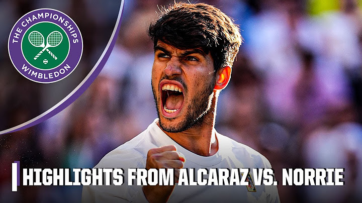 🚨SEMIFINALS BOUND🚨 No. 2 Carlos Alcaraz vs. Cameron Norrie QUARTERFINALS highlights | 2025 Wimbledon