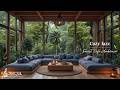 Forest Living Room Jazz | Cozy Piano Cafe Music for Deep Focus, Relaxation and Peaceful Mornings