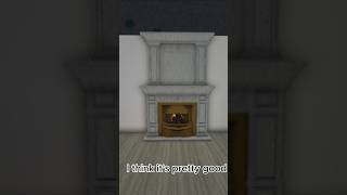 Victorian fireplace fix fire color✨✨ #roblox #bloxburg #bloxburgbuilds