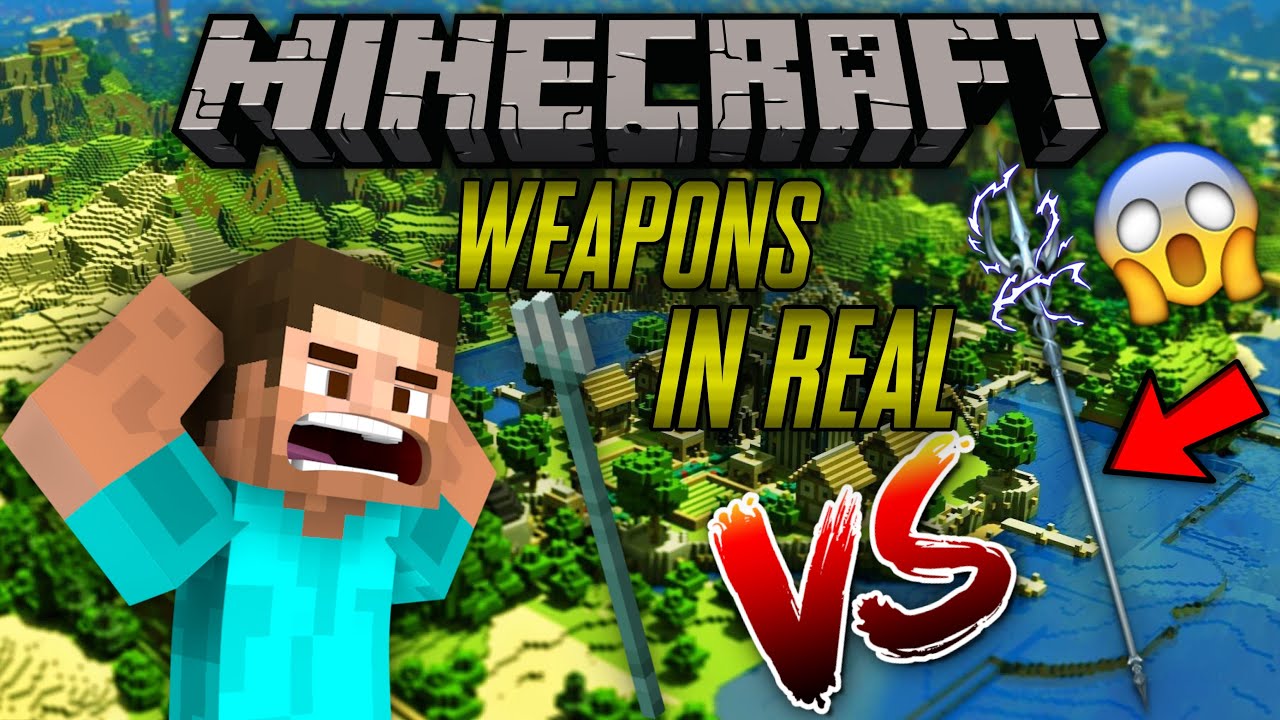 Minecraft: Weapons Game Vs Real Life🔥 
