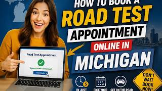 How to book a road test appointment online in Michigan
