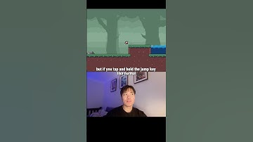 Variable jump height #indiedev #indiegame #gamedev #devlog #gamedevelopment #godot #fyp