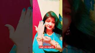 Ungali Mein Anguthi Anguthi Mein Nagina trending song youtubeshorts love archanaojha8548