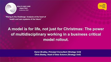 HACA 2025: Shift to Community: A model is for life, not just for Christmas...