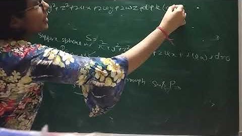 B. Sc. I. -Solid Geometry-Sphere Lecture-5