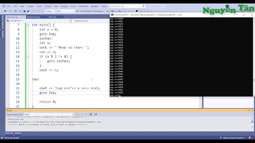 C++ Bài 9: Câu lệnh Goto trong c++ (Goto statements)