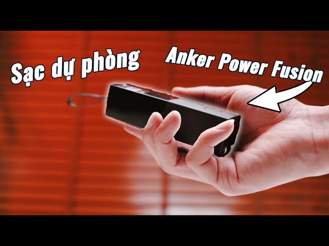 Sạc dự phòng Anker Power Fusion: Thiết kế mới lạ, nhỏ gọn | Minh Tuấn Mobile