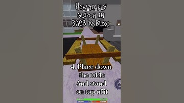 How to fly glitch in 3008 roblox