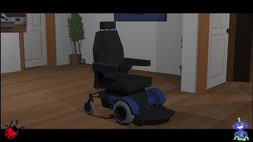 Electric Wheelchair - On Webots