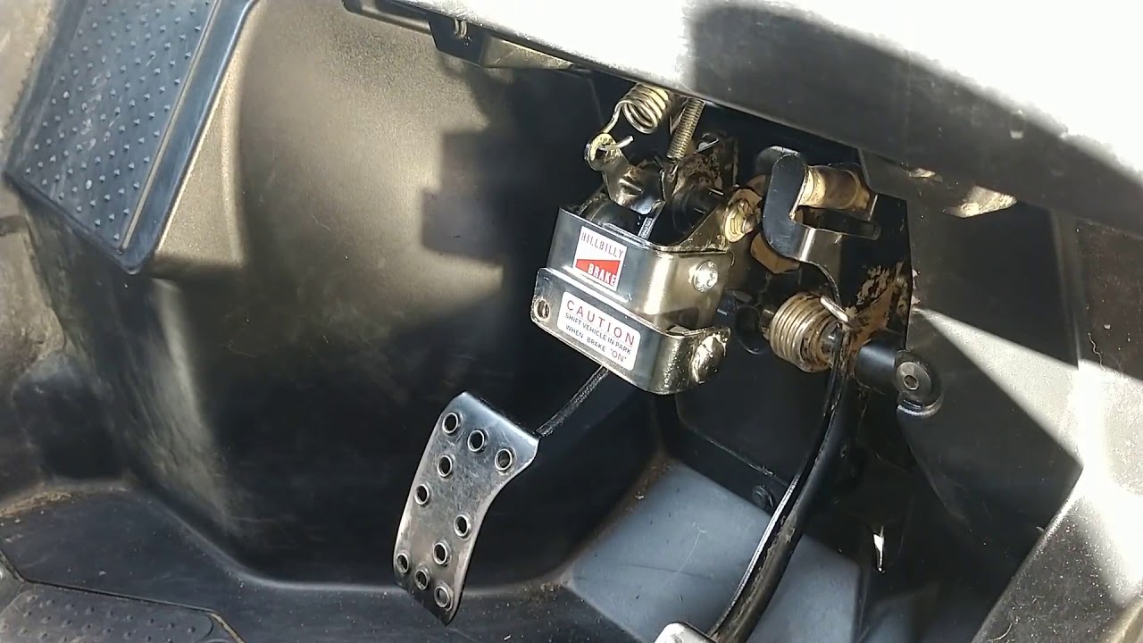 Hillbilly Brake parking / hill brake for Honda Pioneer 1000 How to