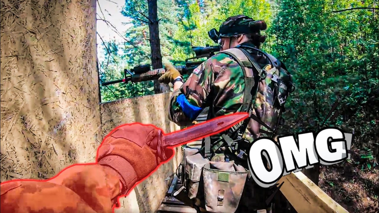 Tactical Stealth | Airsoft Epic Knife Kills | CQB Gameplay