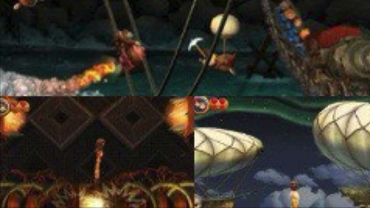 DKong Country Returns - Mole Patrol - Lift Off Launch - Tiki Tong Terror Rocket Barrel Mashup OST