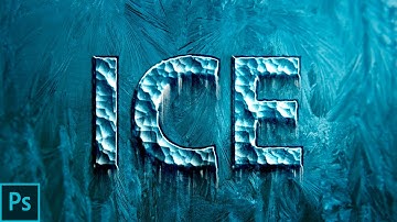 How to create ice or frozen text effect in Photoshop (Adobe Photoshop CC 2017 Tutorial)
