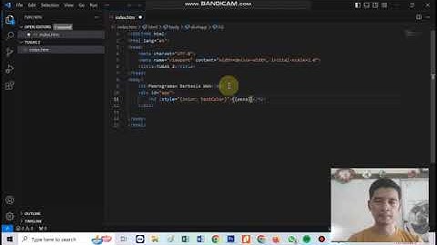 Tugas 2 MSIM4309 | Membuat Website berisi sapaan dengan Vue Js | Irfan Pandiana_043527056 |
