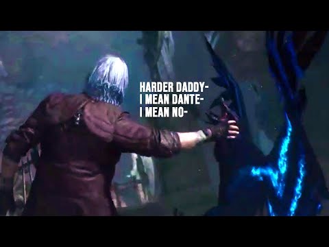 Dante throws Griffon so hard he fries into DMC 1