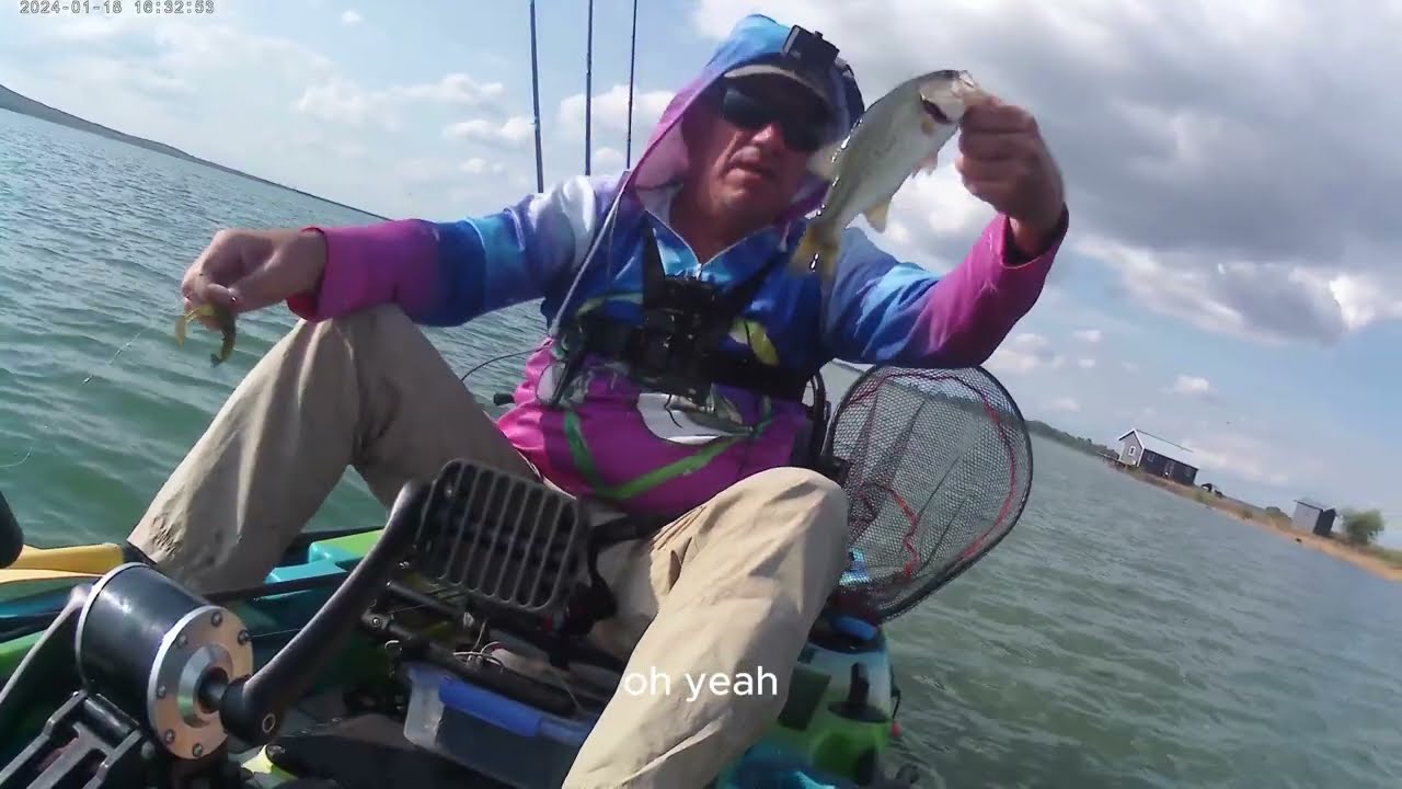 Bass Fishing A Day With Changing Weather  – Part 3 Very Hot And Windy