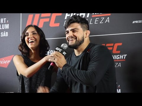 Kelvin Gastelum Sings During UFC Fortaleza Open Workouts