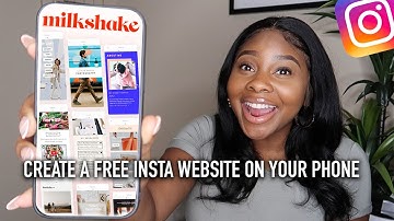 DOWNLOAD THIS APP TO CREATE A FREE WEBSITE RIGHT NOW! FEAT. MILKSHAKE | TROYIA MONAY
