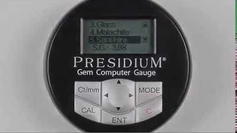 Gemstone Measurement Estimator Testing with Presidium Gem Computer Gauge