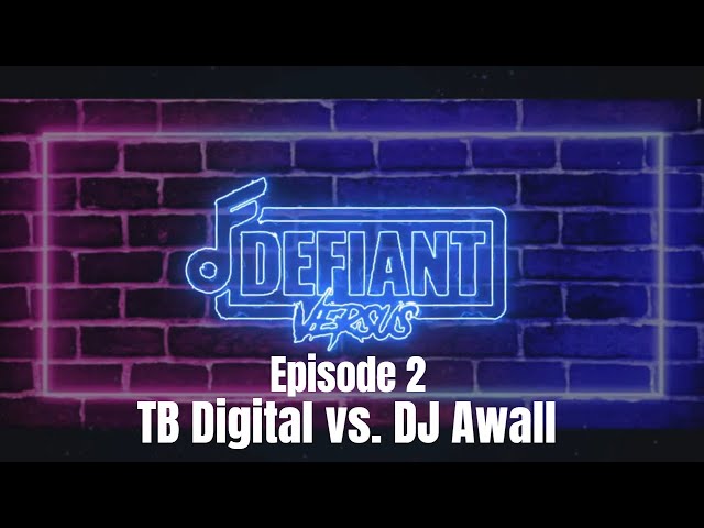 Defiant Versus Episode 2 - TB Digital vs. DJ Awall - Beat battle at Defiant Studios in Richmond, Va class=