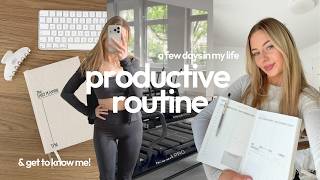 productive days in my life | new planner, productivity tips & chatty q&a