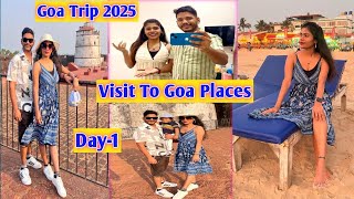 Goa Place To Visit | Goa Tourist Places | Happy Trio Vlog-2 #happytrio #goa #vlog #couple #youtube