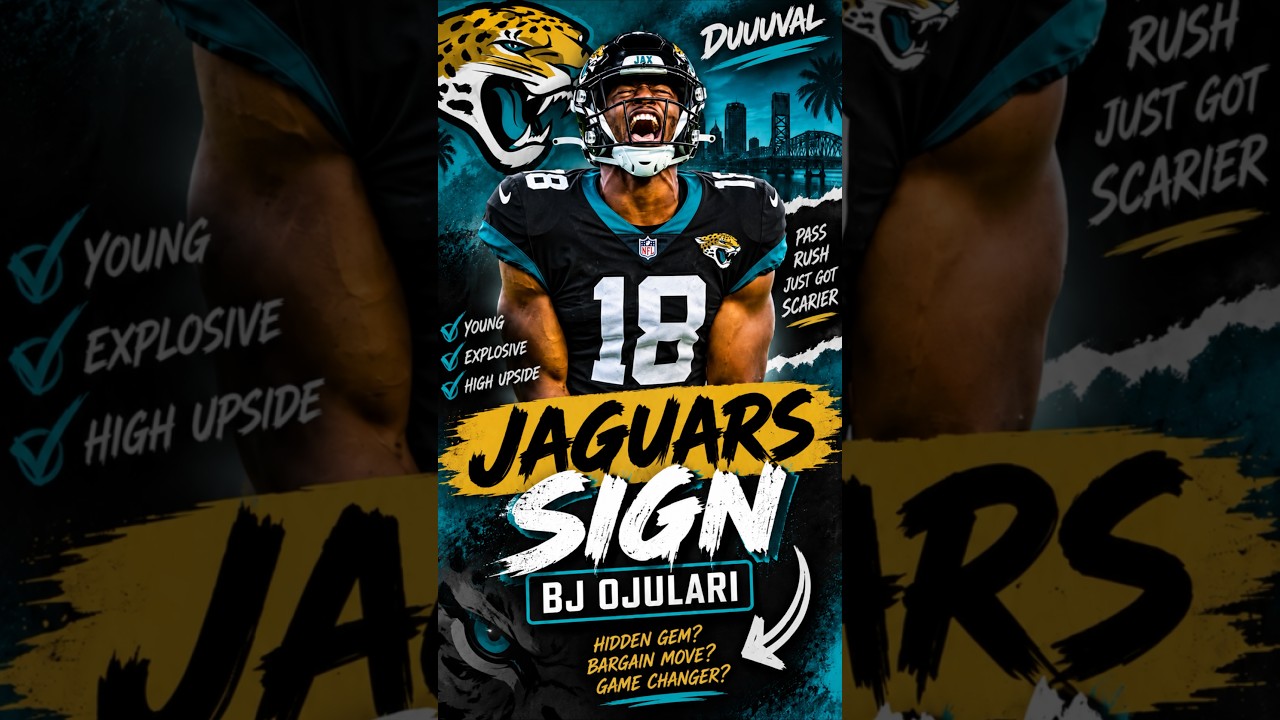 WATCH: Did the Jaguars Just Find a HIDDEN GEM? 👀 BJ Ojulari Signs in Jacksonville