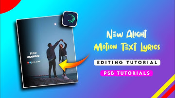 Alight Motion Video Editing || Oscillate + Swing Text Lyrics Animation || New Osm Lyrics Animation