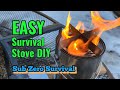 Super Hot DIY Tin Can Stick Stove - New Larger Version 2023