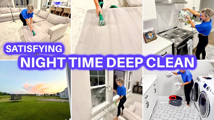🌙 SATISFYING NIGHT TIME DEEP CLEAN WITH ME | AFTER DARK SPEED CLEANING MOTIVATION | JAMIE'S JOURNEY