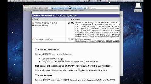 songsook.com ติดตั้ง Xampp บน Mac OS X