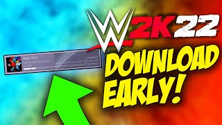 HOW TO DOWNLOAD WWE 2K22 ON PS4 EARLY!