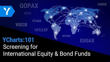 YCharts 101: Screening for International Equity and Bond Funds