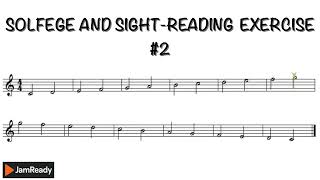 SOLFEGE AND SIGHT-READING EXERCISE #2 SOLFEJ VE NOTA OKUMA EGZERSİZLERİ #musiceducation #müzikeğitim