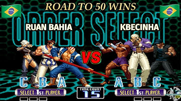 RUAN BAHIA vs KBECINHA 🏆ROAD TO 50 WINS🏆 ¡BATALLÓN! KOF2002  PARTE 2