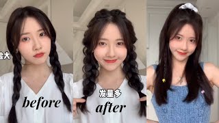 Easy Hairstyle Tutorial Worth Trying | School Hairstyle Korean style for girl