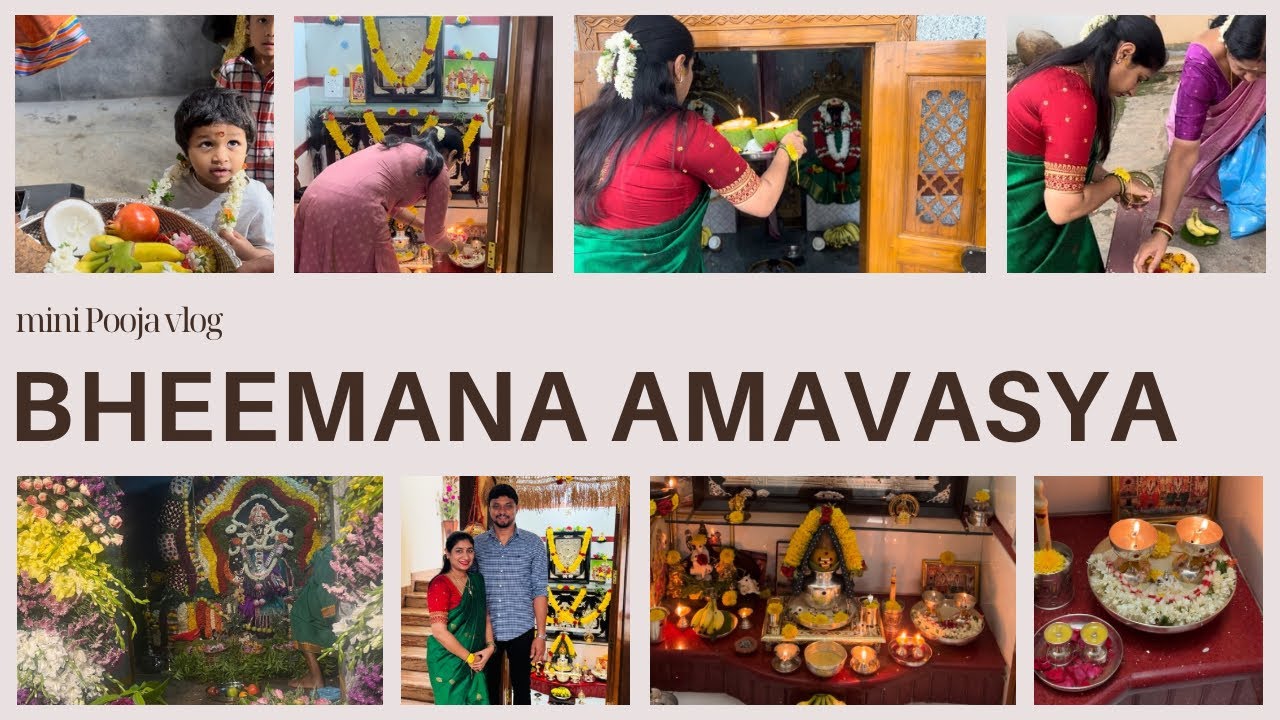pooja-vlog-jyoti-bheemeshwara-vrata-bheemana-amavasya-youtube
