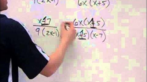 simplifying rational expressions