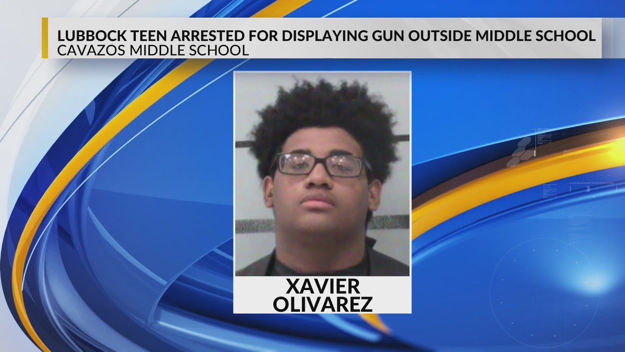 Lubbock teen accused of live streaming gun outside cavazos middle