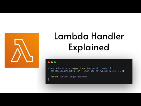 Video: Ce este un handler lambda?