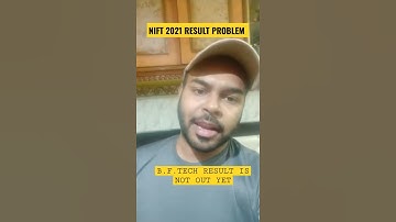 NIFT 2021 RESULT OUT #NIFTRESULT