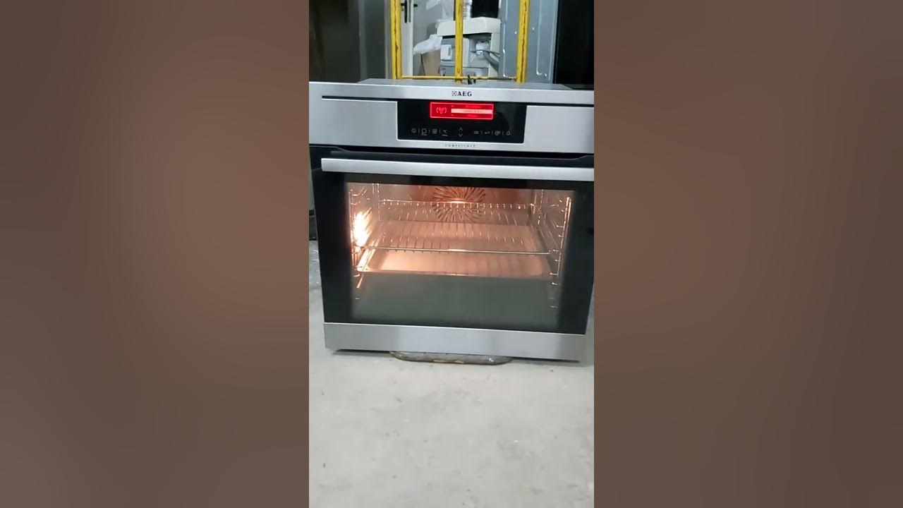 Духовой шкаф с самоочисткой пиролиз Аег AEG BP8314021 M INOX - YouTube