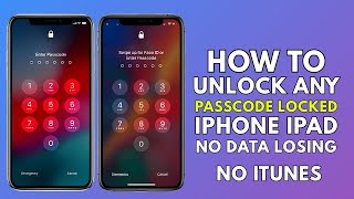 How To Unlock Any Passcode Locked iPhone ! Unlock iPhone Forgot Passcode ! No PC 2026