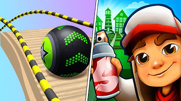 Going Balls Vs Subway Surfers Escapes All Levels |  Android,iOS Gameplay Walkthrough